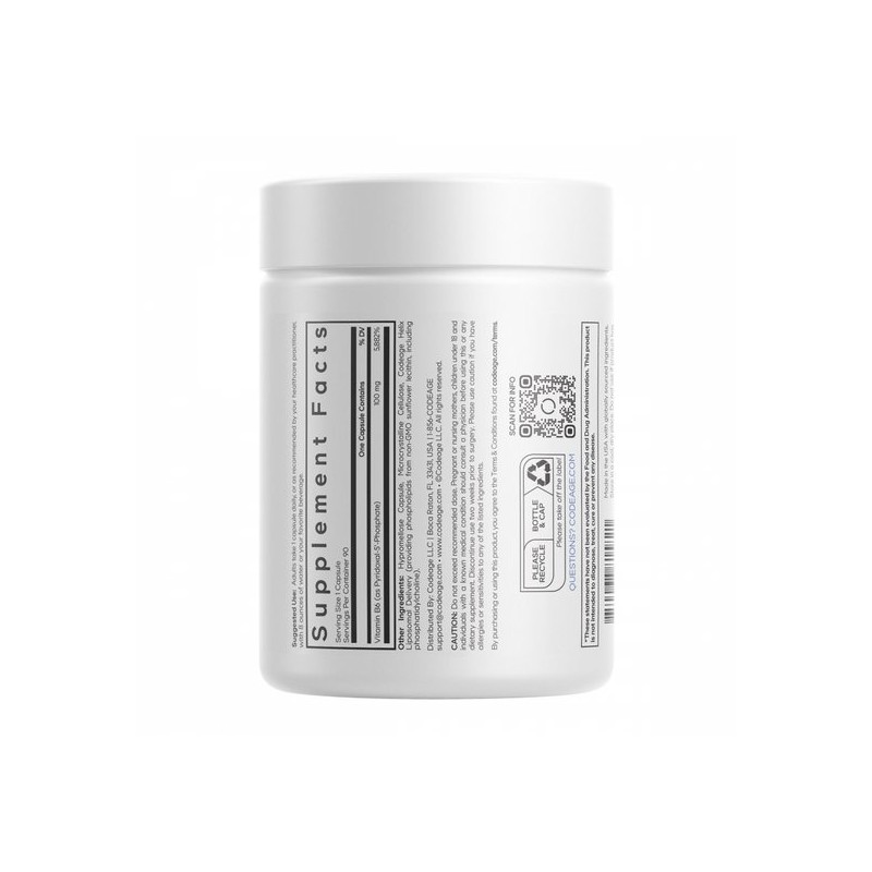 etc CodeAge Liposomal P5P - 90 Vegetarian Capsules (90 servings)