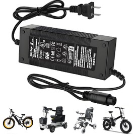 24V 2A Electronic Scooter Battery Charger - Ideal for Jazzy Power Chair, Pride Mobility, Elite Traveller and More. Compatible with Go-Go Elite Traveller SC40E/SC44E