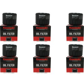 Kawasaki 6 Pack OEM Kawasaki 49065-0721 Oil Filter Replaces 49065-7007