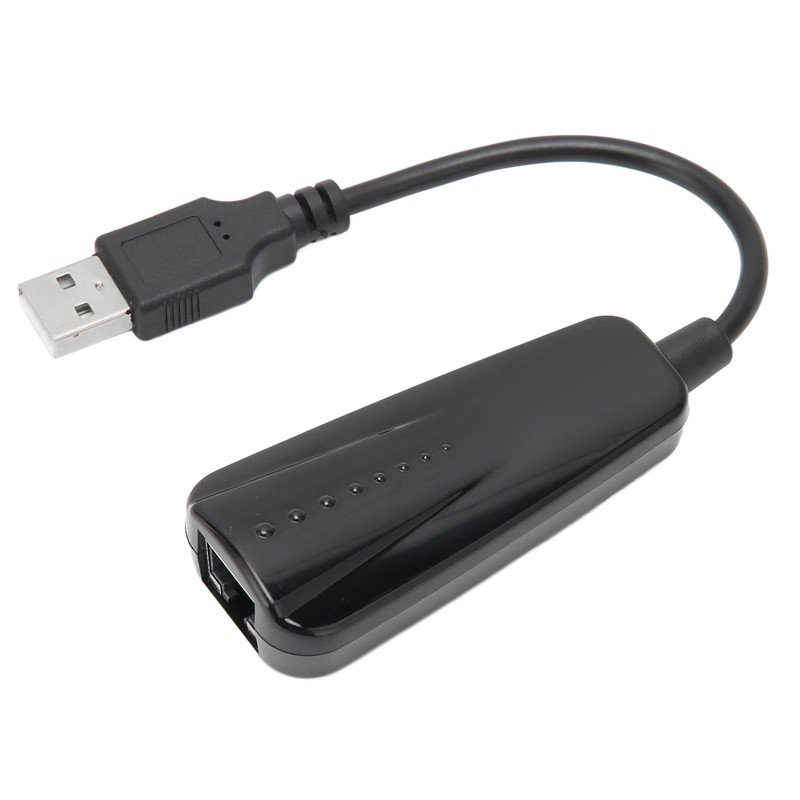 USB to Ethernet Adapter USB 2.0 to 10/100Mbps Pluggable LAN