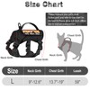 nanappice Tactical Cat Harness for Walking, Adjustable Escape Proof Pet