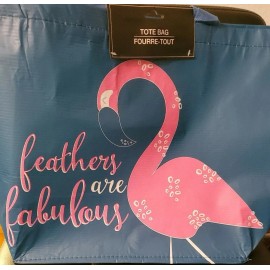 Unbranded (2)XL Summer Themed Reusable Tote Bags, 20.875x13.875x