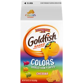 Pepperidge Farm Goldfish, Colors, 30-ounce carton