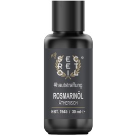 mySecretOil Rosemary Oil 30ml #Skin Tightening - 100% Natural Essential Oil - Massage Oil to Reduce Cellulite & Promote Blood Circulation - High Quality Distillation Process