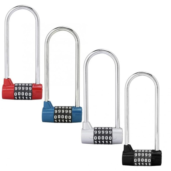 Combination Lock, 2 Pieces 5 Digit Combination Padlock, 116 mm