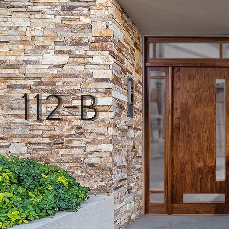 5" Stainless Steel Floating House Number, Metal Modern House Numbers,