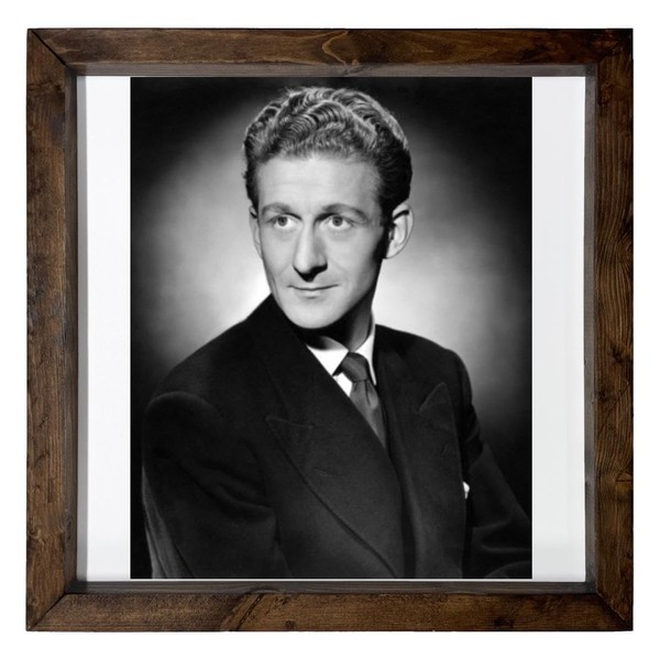 Jon Pertwee - 12X12 Full Color Photo Sign With Wood