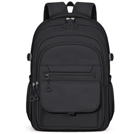 SDYSM Mochilas para Mujer Mochila para Laptop de 15,8 Pulgadas Mochila de Viaje para Mujers y Hombres para Casual, Negocios, Trabajo, Beige, Negro, Rosado
