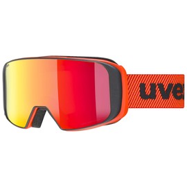 uvex saga TO – Ski Goggles for Men and Women – with Interchangeable Lens – Draft-Free Frame Ventilation – Fierce Red/LGL Clear – One Size