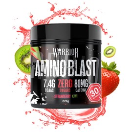 Warrior Amino Blast - BCAA Pre-Workout Powder - 270g (30 Servings)