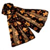 Evening Elegance Black Gingerbread Men Christmas Scarf