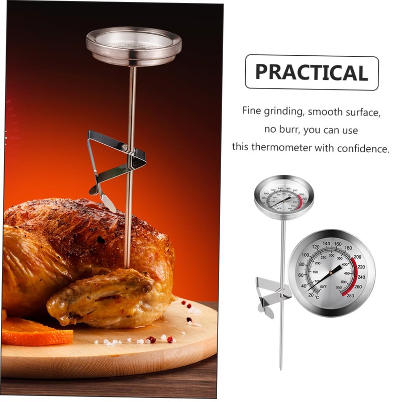 Outanaya Stainless Steel Meat Thermometer Probe for BBQ Cooking Accurate