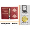 Josephine Osthoff Men's Leather ID Holder, Passport Case, Portrait Format,