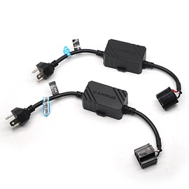 Cougar Motor H4/9003 CANbus Decoder, Anti-Flickering Harness Fog Bulb Fast Hyper Flash Blink Error Code Warning Cancellor(2 PCS)