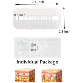 Mediss Emergency Wound Closures Band-Aid Adhesive Bandages, Zip Stitch Stickers Device After Caesarean Birth, Injury, Survival (1 Pcs x Individually Wrapped)