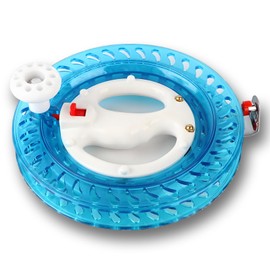 Fishing Wire Wrapping Reel, Multifunction Hand Reel Accessory for Sea Fishing Line (Blue)