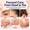 GETPUNA Pure Castor Oil Roll On with Rose Quartz Roller,