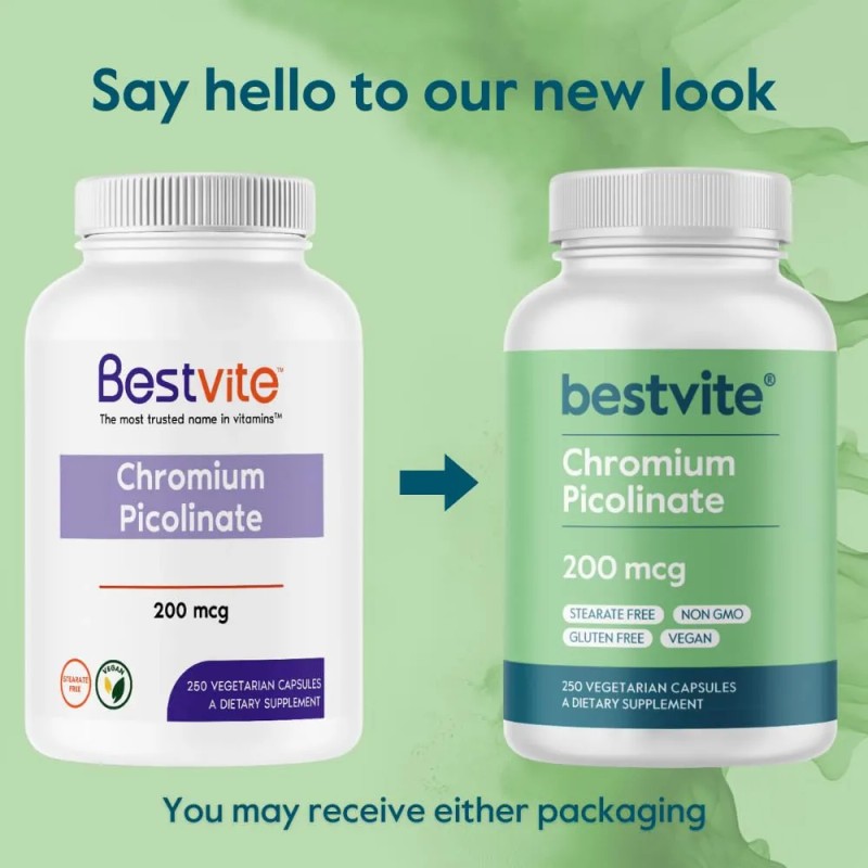 Bestvite Cromo Picolinato 200mcg Cpsulas Veganas