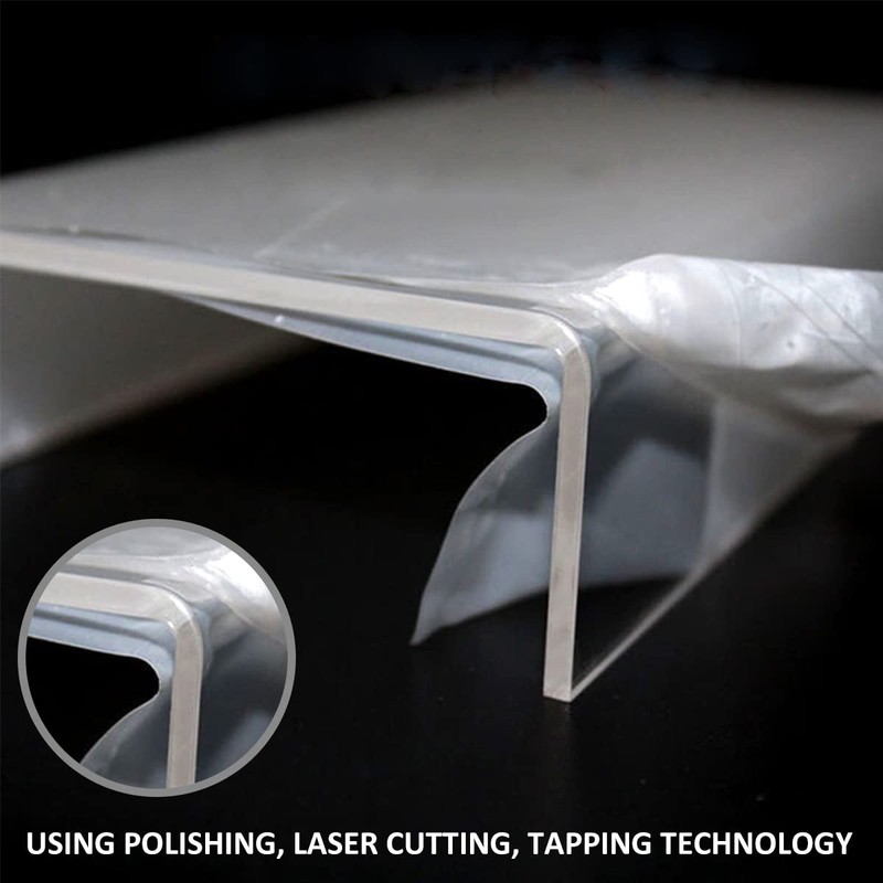 LAINIUTE Acrylic Display Risers, U Shape Transparent Display Stand, Lightweight