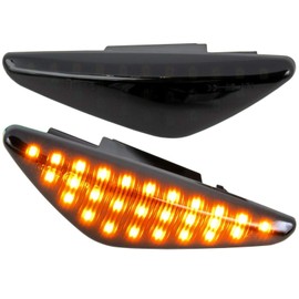 phil trade LED Side Indicator Black Compatible with X3 F25 | X5 E70 | X6 E71, E72 [7137-1-B]