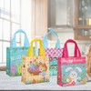 Colodeol 24 Pcs Easter Gift Bags with Handles,Non-Woven Treat Goodie