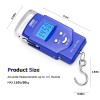 Dr.meter Fish scale, Backlit LCD Display 110lb/50kg PS01 Fishing Scale