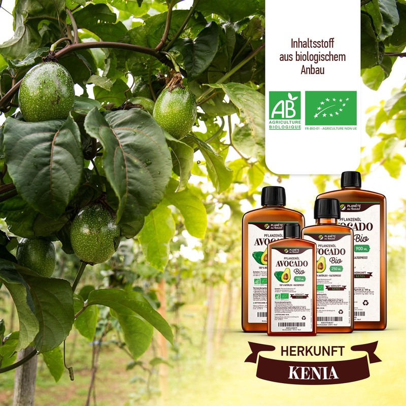Avocado Oil Organic 250 ml - 100% Organic, Pure, Natural