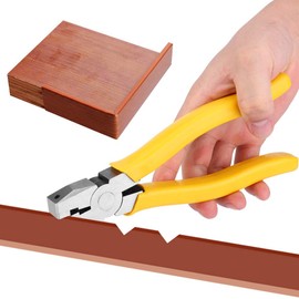 Aluminum Frame Folding Pliers V Notch Cutter Corner Pliers Aluminium Alloy Aluminum Strip Pliers Diagonal for Photo Frame, Notch Cutter Side Cutting Pliers