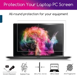 2-Pack Tempered Glass Screen Protector for 2025 New ASUS Zenbook DUO 14" 2-in-1 (UX8406) Dual Touchscreen Laptop, Ultra Clear, Anti Scratch,Bubble Free (1 Sets - Primary and Secondary Screens)