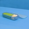 Sistema Ocean Bound Slide 'n Snack Food Storage Container, BPA-Free,