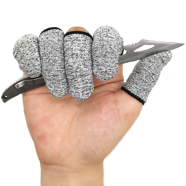 Finger Protector Finge Cots Finger Sleeves Glove Life Extender For Cuting, Building, Gardenning, Sculpturing, DIY Working (20 Count)
