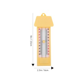 LABRIMP Useful Greenhouse Thermometer Maximum and Minimum Thermometer for Accurate Temperature Monitoring Celsius Fahrenheit for Indoor and Outdoor Use