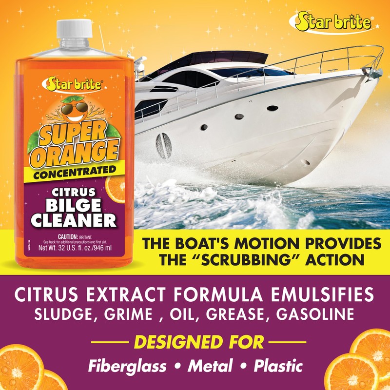 STAR BRITE Super Orange Citrus Bilge Cleaner - Simple &