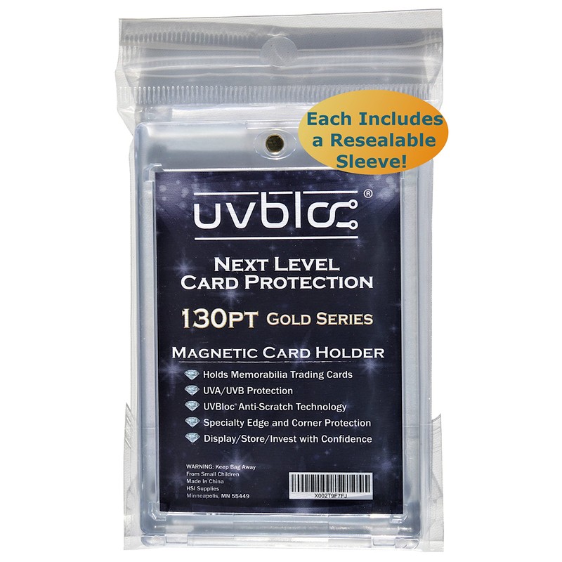 UVBLOC One Touch Card Holder 130pt Magnetic Baseball Jersey Patch