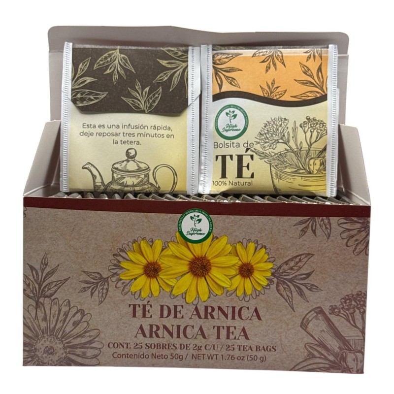Arnica Tea – 100% Natural, Vegan, Hecho en México |
