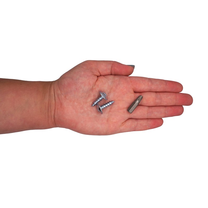 (Pack of 200) Galvanized Steel 6.0 x 20mm Wood Screws