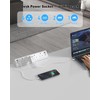 Desk Clamp Power Socket USB C Slots, 40W Total Fast