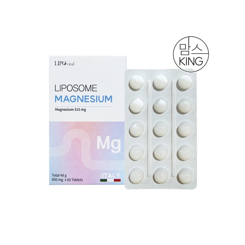 Mom's King 맘스킹 리포바이탈 리포좀마그네슘 800mgX60정 Mom's King RevoVital Liposomal