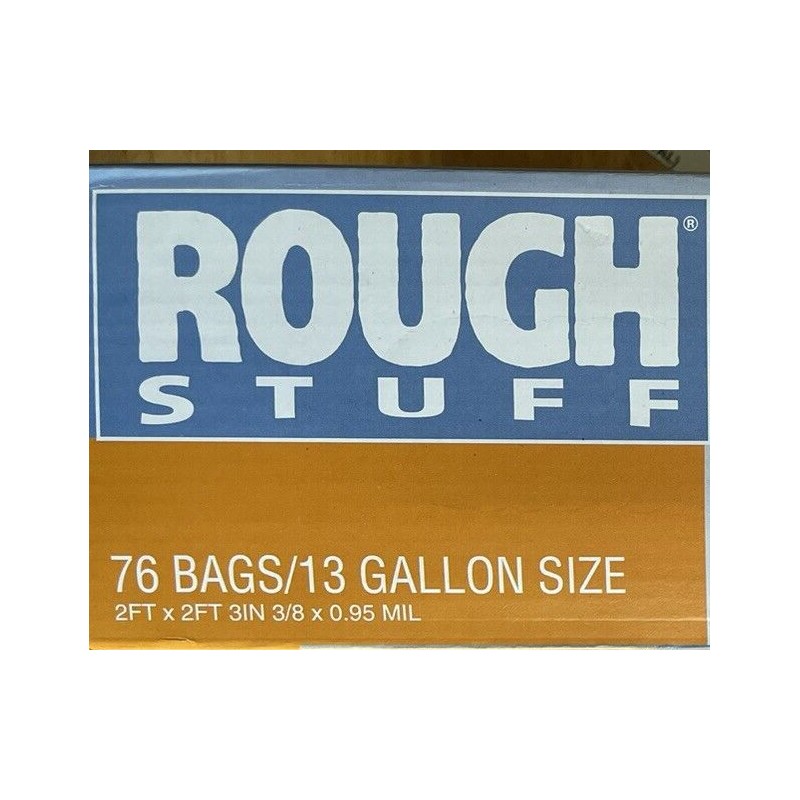Rough Stuff 13 Gallon .9 Mil Tall Kitchen Bags 1