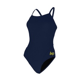 Aqua Sphere MP Team Solid Mid Back Swimsuit Navy Blue