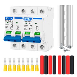 JOTTA MTS Manual Transfer Switch Dual Power Circuit Breaker 32A (Dual 2-Pole, 32 amp, DZ47MS-63)