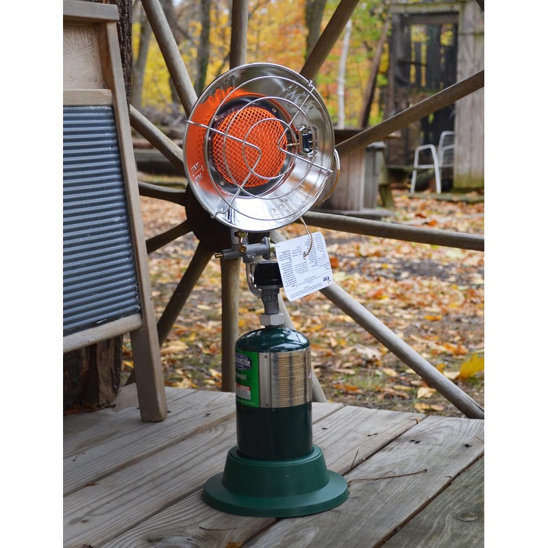 Mr. Heater MH15 Single Tank Top Outdoor Propane Heater, Silver