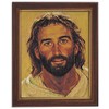 Gerffert Collection Jesus Christ Framed Portrait Print, 13 Inch (Wood