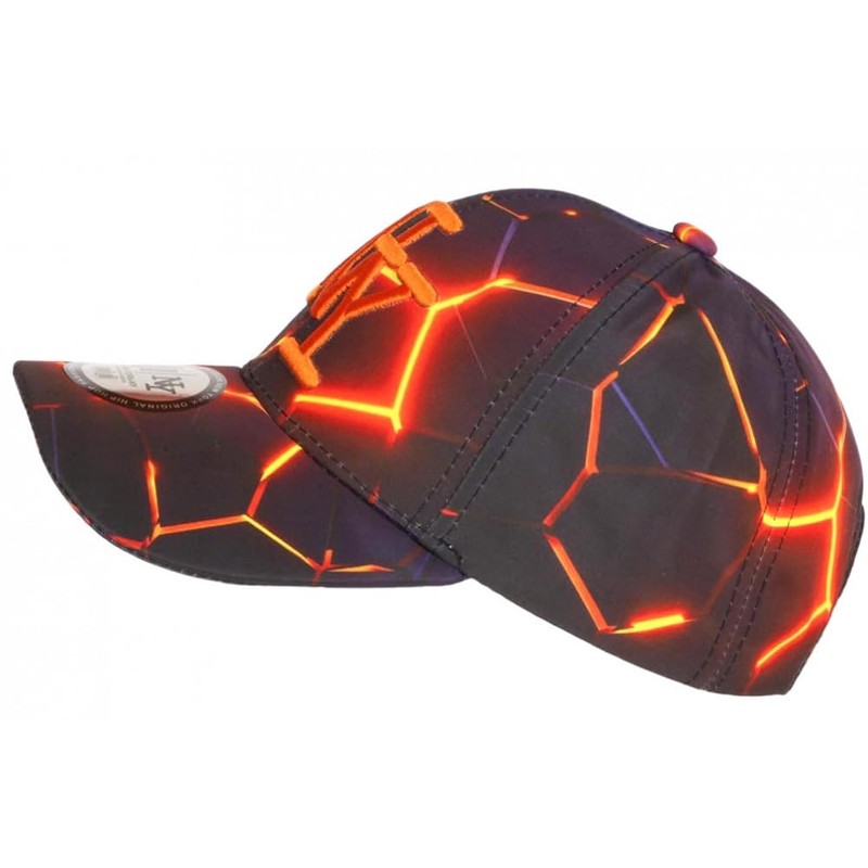 Hip Hop Honour Badyx Kids NY Baseball Cap Orange and