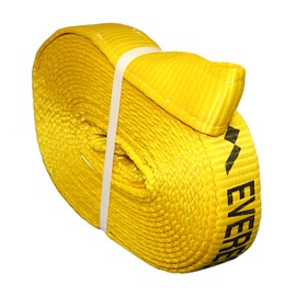 Everest Premium Recovery Strap – 1 PK – 2 IN – 30 FT – 6667 LBS Working Load – 20000 LBS Break Strength – Snap Hook – Recovery Straps Perfect for Recreational Off Road Recovery and Emergency Situations