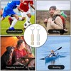 BuxiuGK 4 Piece Emergency Whistle Whistle Keyring Double Tubes Safety