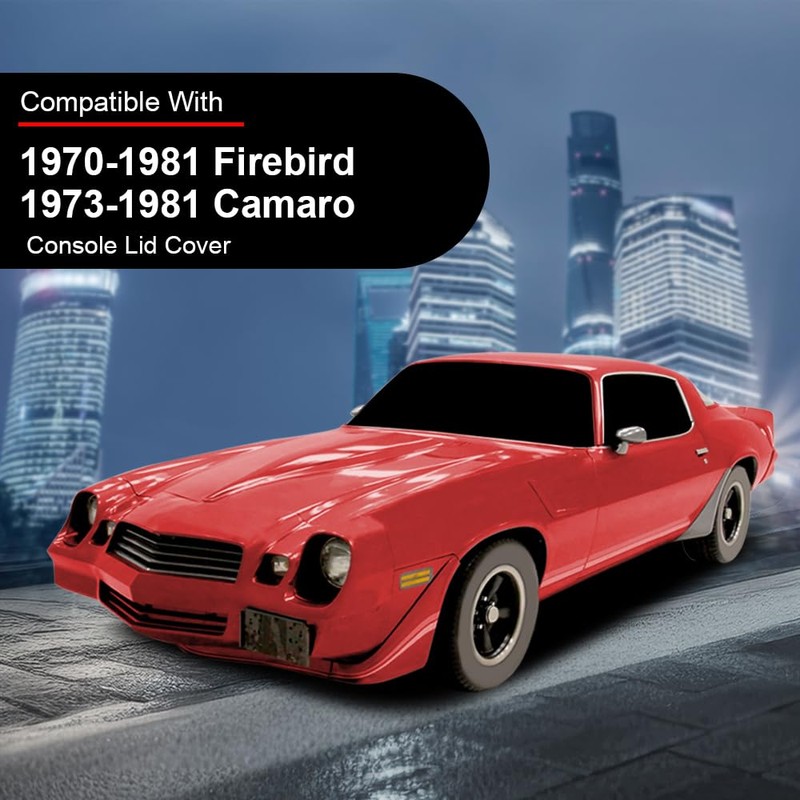 DOTCOM Center Console Lid Cover Fit for Pontiac Firebird 1970-1981/