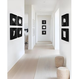 FOLKOR LIFE Framed Wall Art Sculpture for Home Office Decor, Classic Elephant Head Statue with Black Frame, Hanging Wall Plaque for Modern Farmhouse Living Room Bedroom Decoration