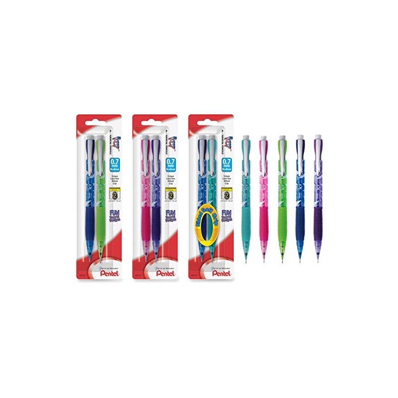 Pentel Icy Automatic Pencil, 0.7mm, Assorted Barrels, color May Vary,