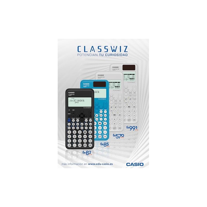 Casio FX-82SP CW Scientific Calculator Recommended for Spanish and Portuguese